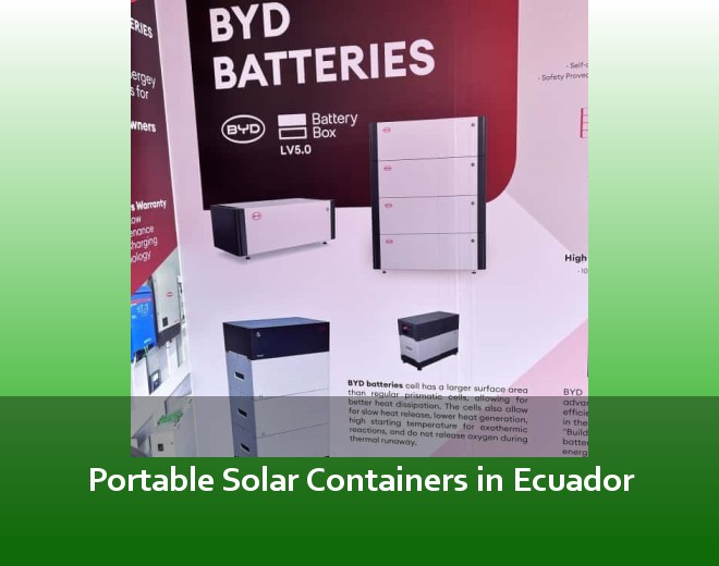 Portable Solar Containers in Ecuador